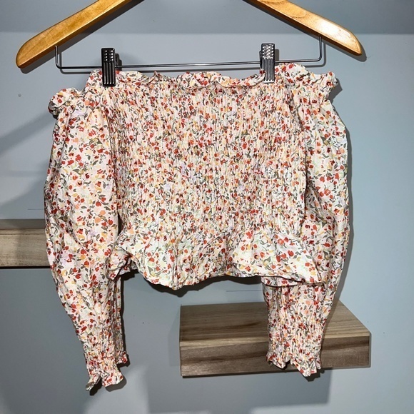 zara cropped off the shoulder top‎ - Picture 3 of 3